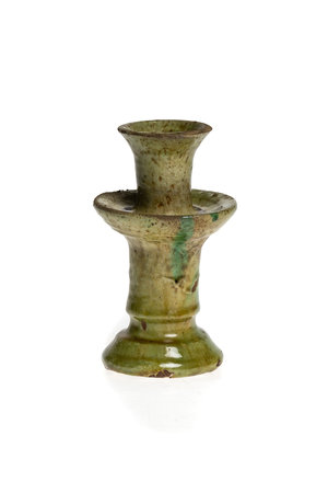 Couleur Locale Tamegroute candle holder - light green
