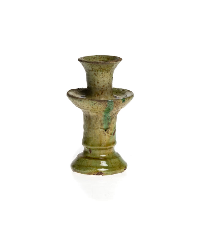 Couleur Locale Tamegroute candle holder - light green