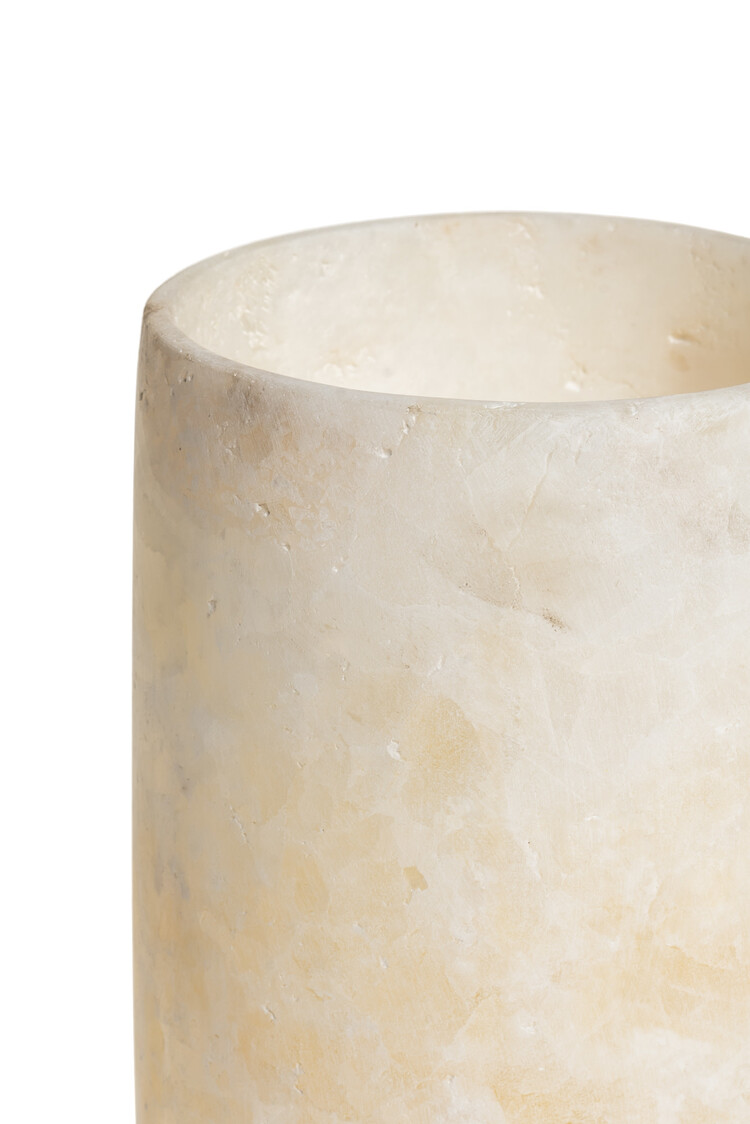 Albasten theelichthouder