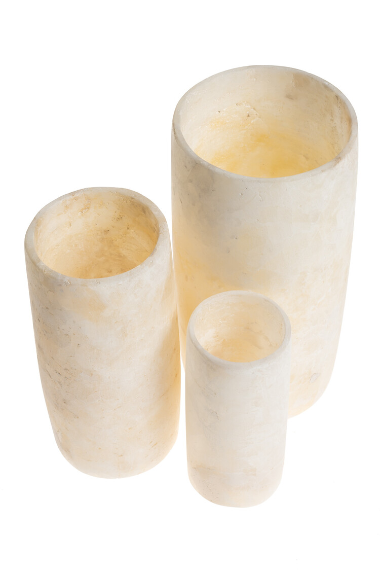 Albasten theelichthouder