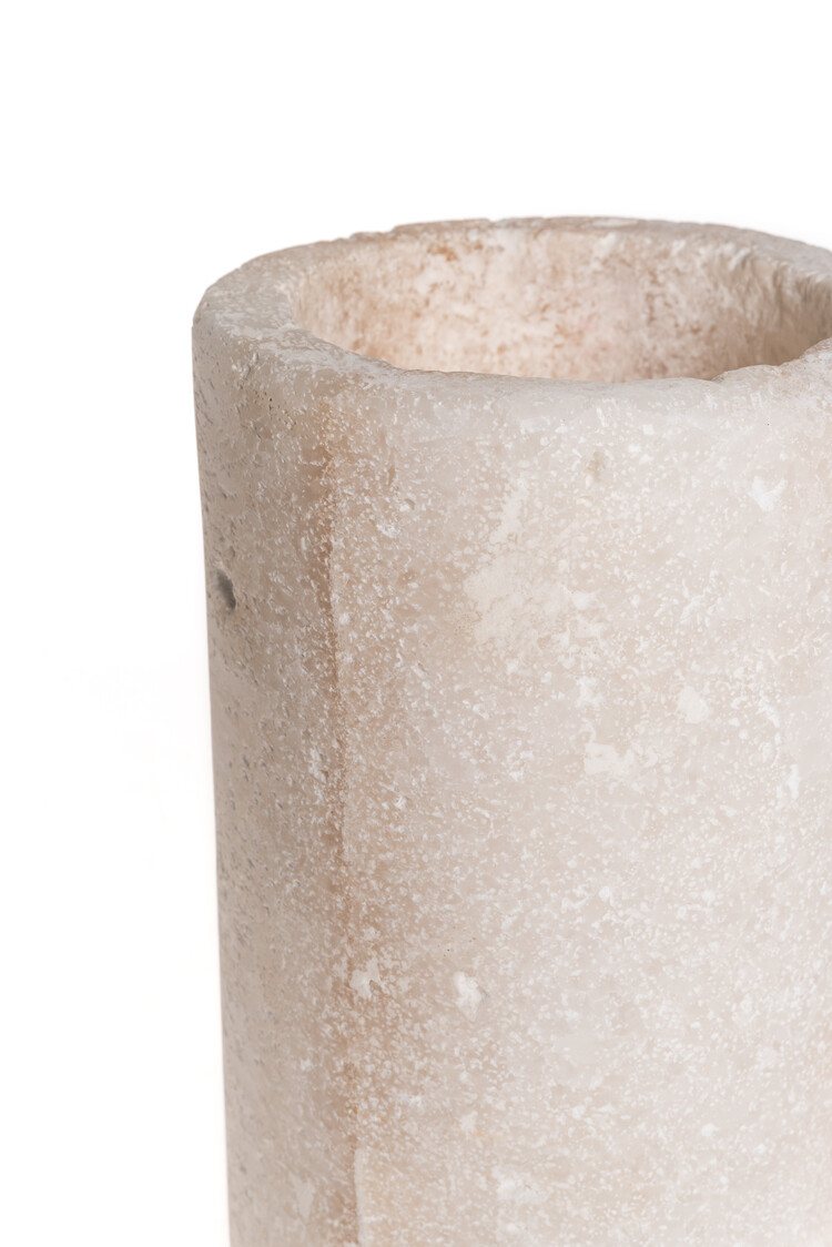 Salt candle holder