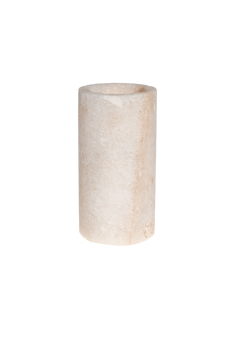 Salt candle holder