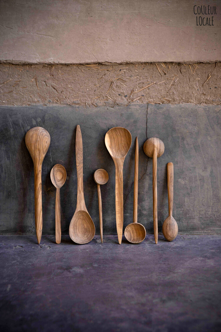 Couleur Locale Traditional soup spoon - olive wood