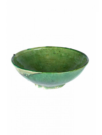 Couleur Locale Tamegroute salad bowl - green