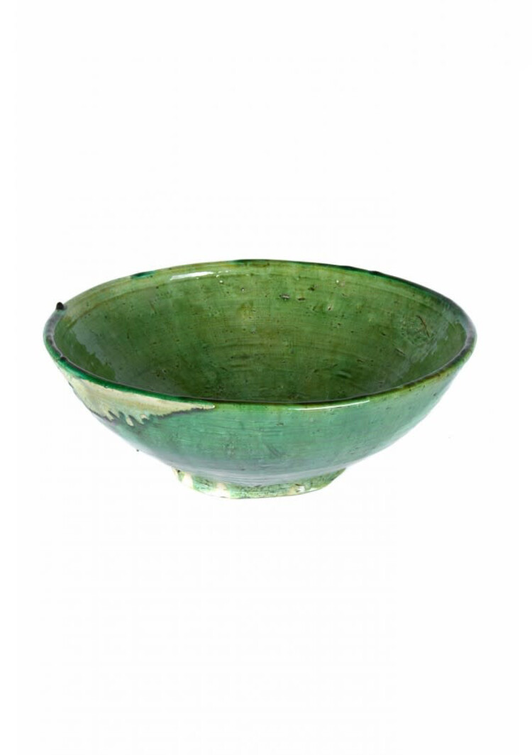 Couleur Locale Tamegroute salad bowl - green