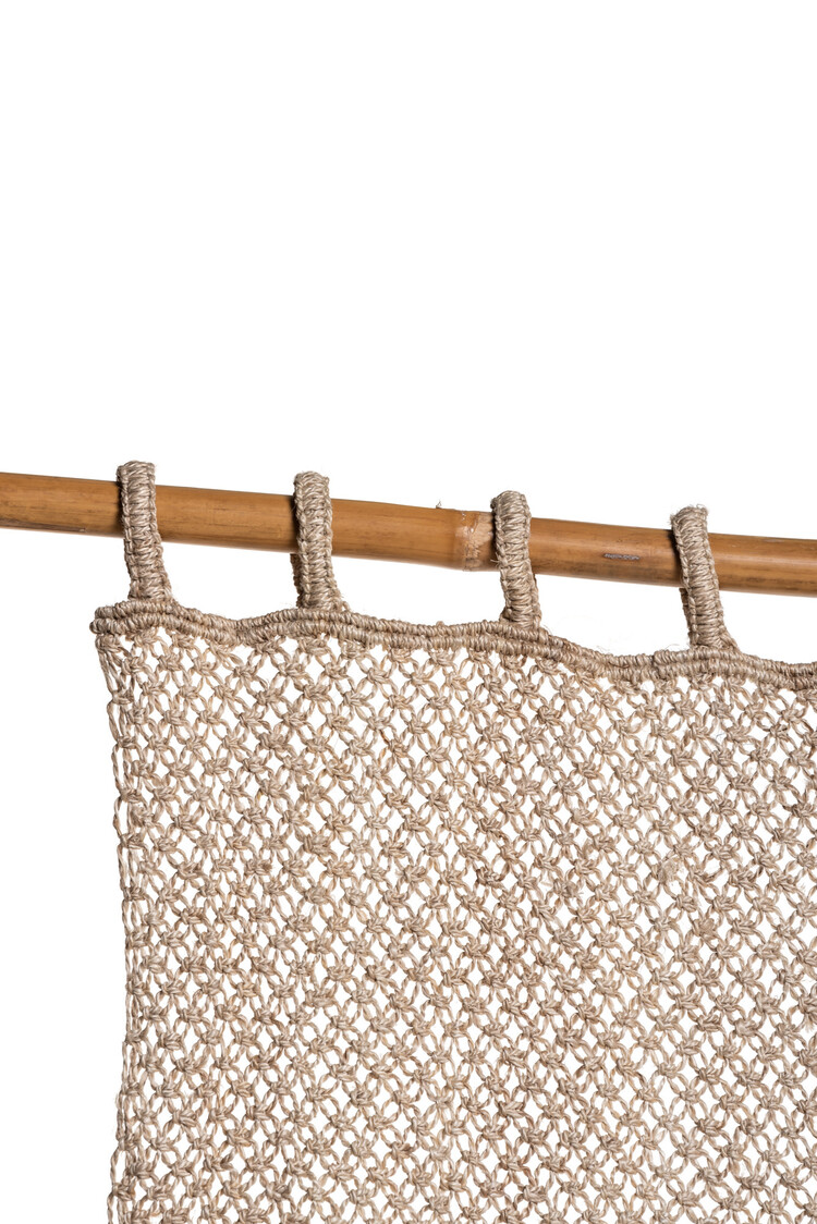 The Dharma Door Jute muurhanger met flosjes