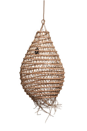 Suspension lamp date palm with frills 'ovenie'