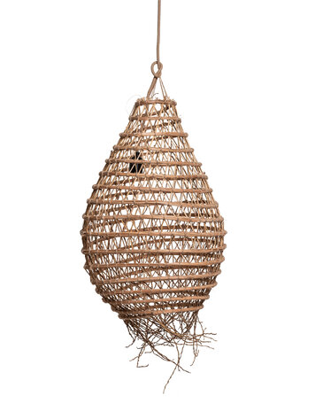 Suspension lamp date palm with frills 'ovenie'