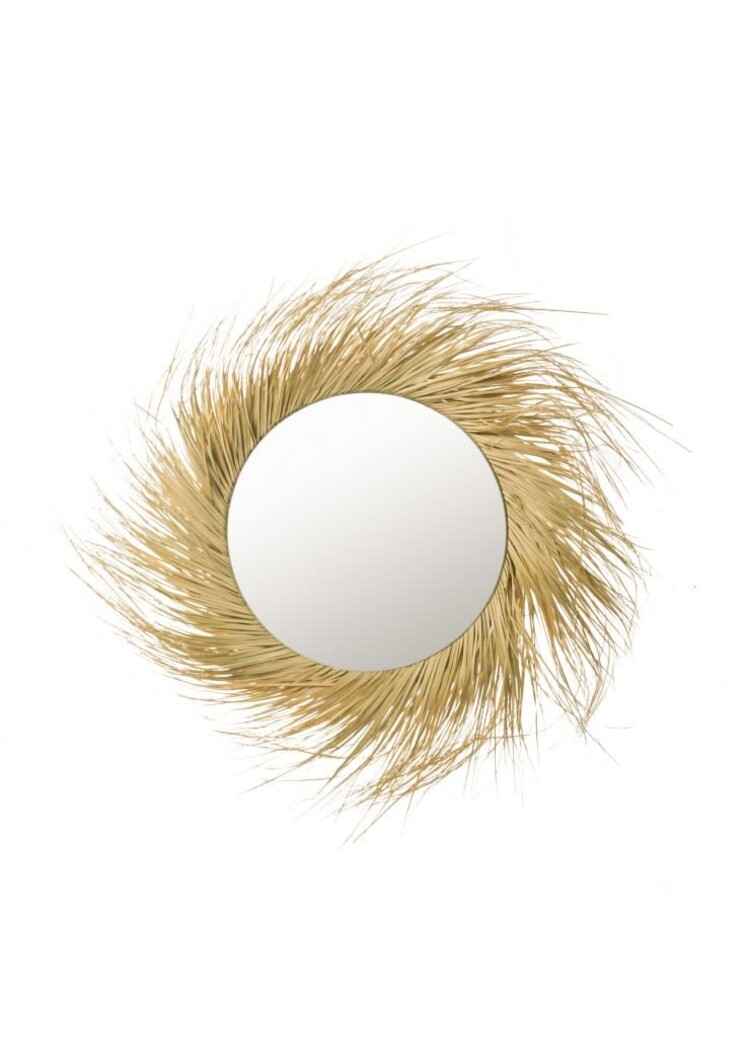 Rock The Kasbah Palm mirror with fringes
