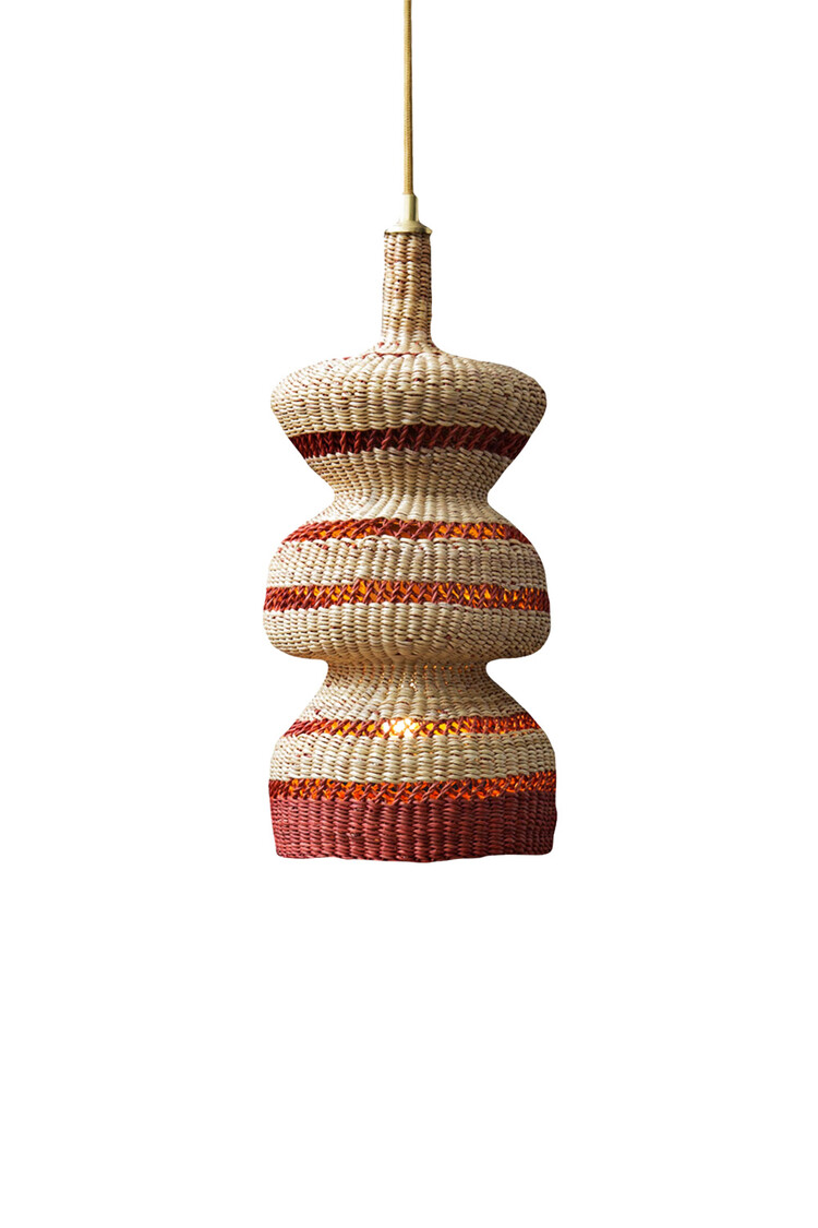 Hanglamp '3 tier' - naturel/ginger