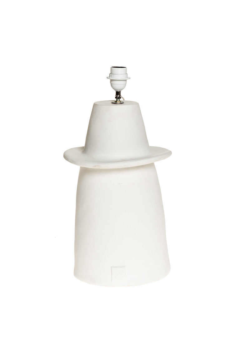 Rock The Kasbah Witte keramische tafellamp N°1 GM - palm