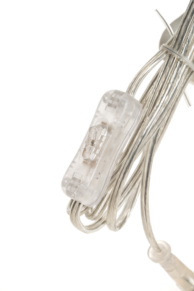 Rock The Kasbah White ceramic table lamp N°2 GM - palm