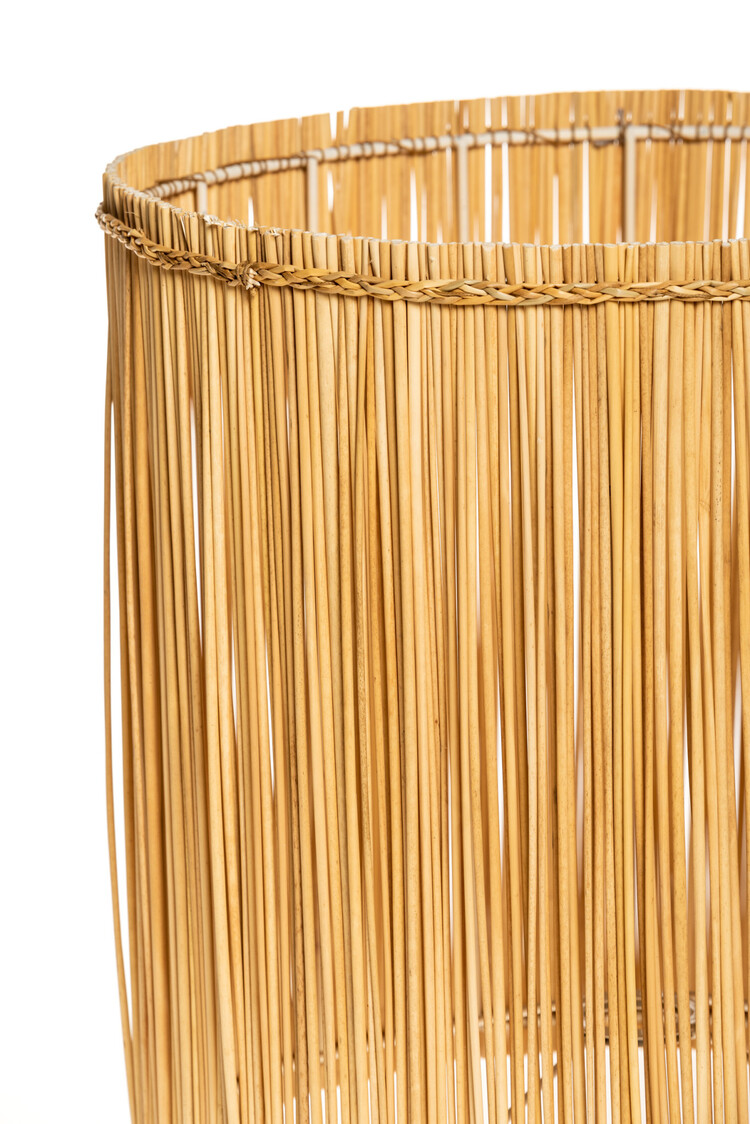 Rock The Kasbah Black ceramic table lamp N°2 GM - reed