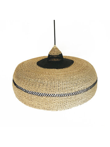 Hanging lamp 'deeply' - natural/midnight