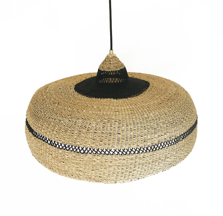 Hanglamp 'deeply' - naturel/midnight