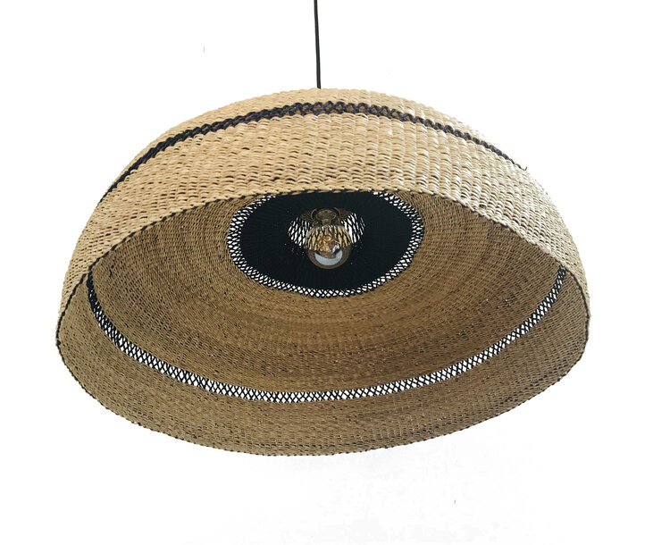 Hanglamp 'deeply' - naturel/midnight