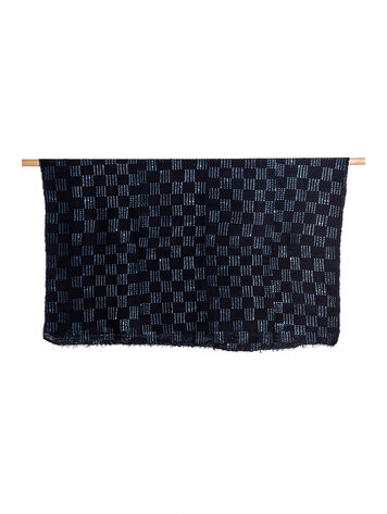 Indigo bogolan doek #2