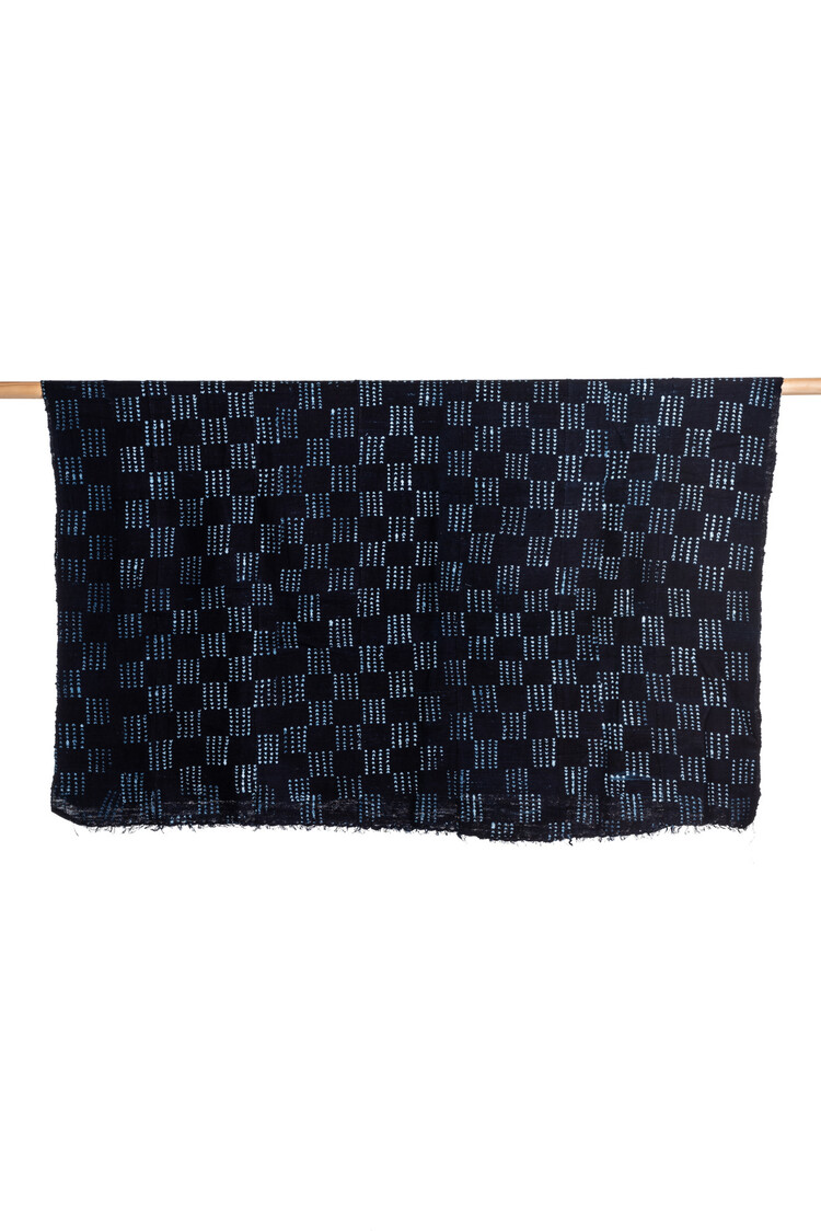 Indigo bogolan doek #2