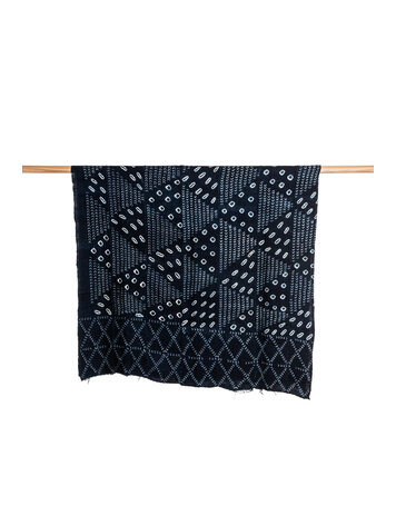 Indigo bogolan doek #9