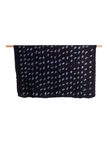 Indigo bogolan doek #11