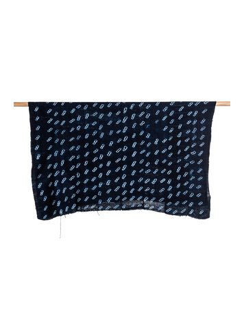 Indigo bogolan doek #14