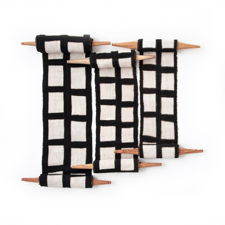 AAAA Bogolan Totem - Process - Zwart/Wit