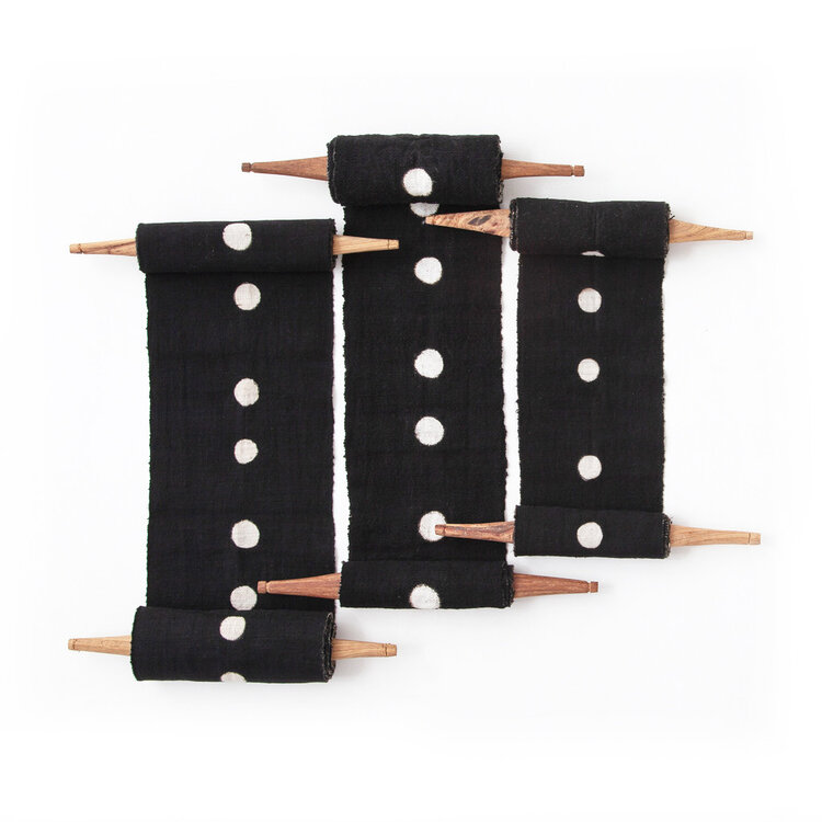 AAAA Bogolan Totem - Birth - Black/White