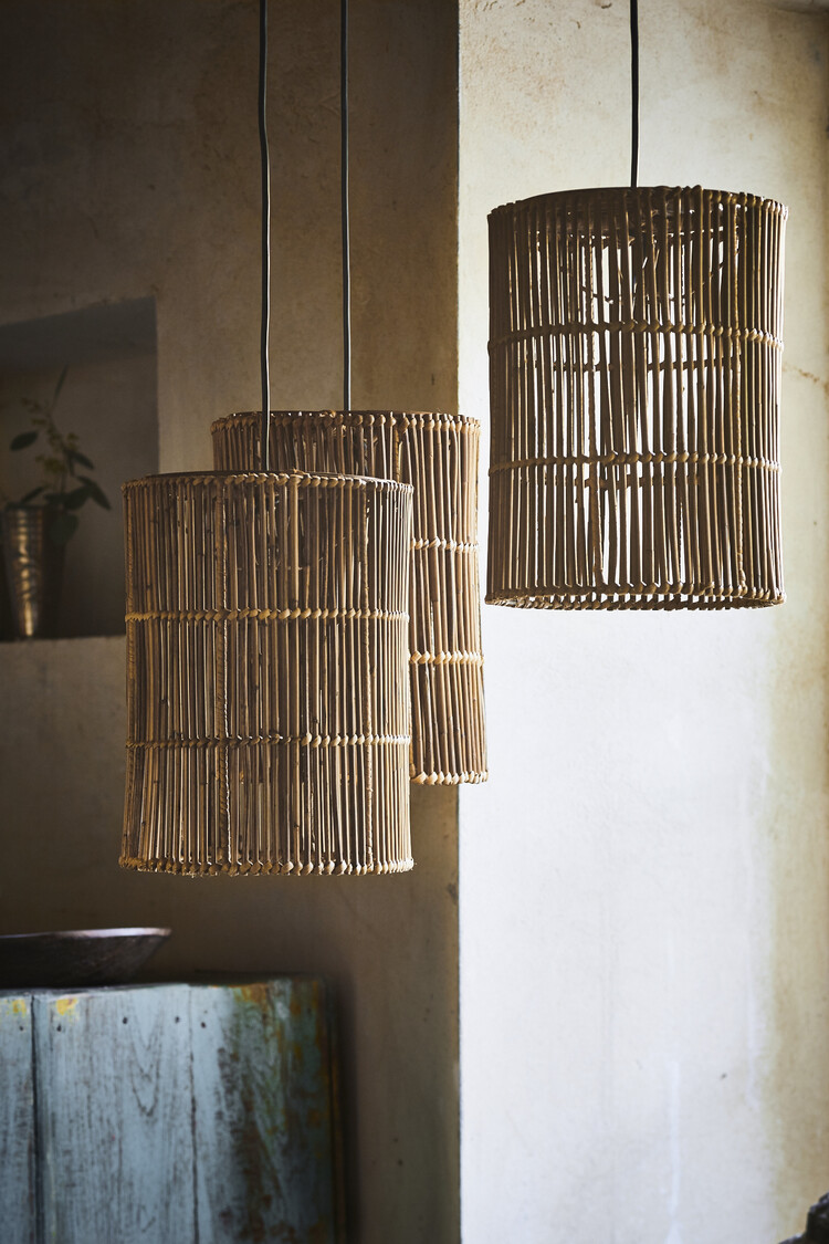 Tine K Home Lampshade in rattan 'hangtube'