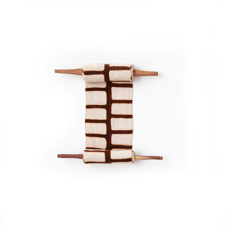 AAAA Bogolan totem - community - bruin/wit