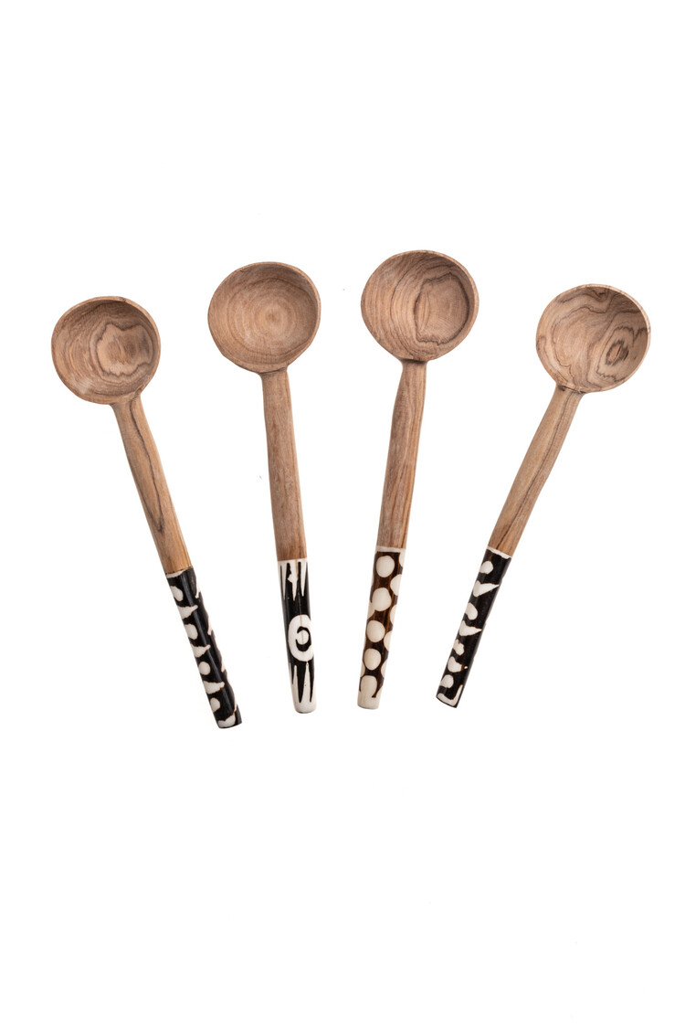 Couleur Locale Sugar spoon olive wood