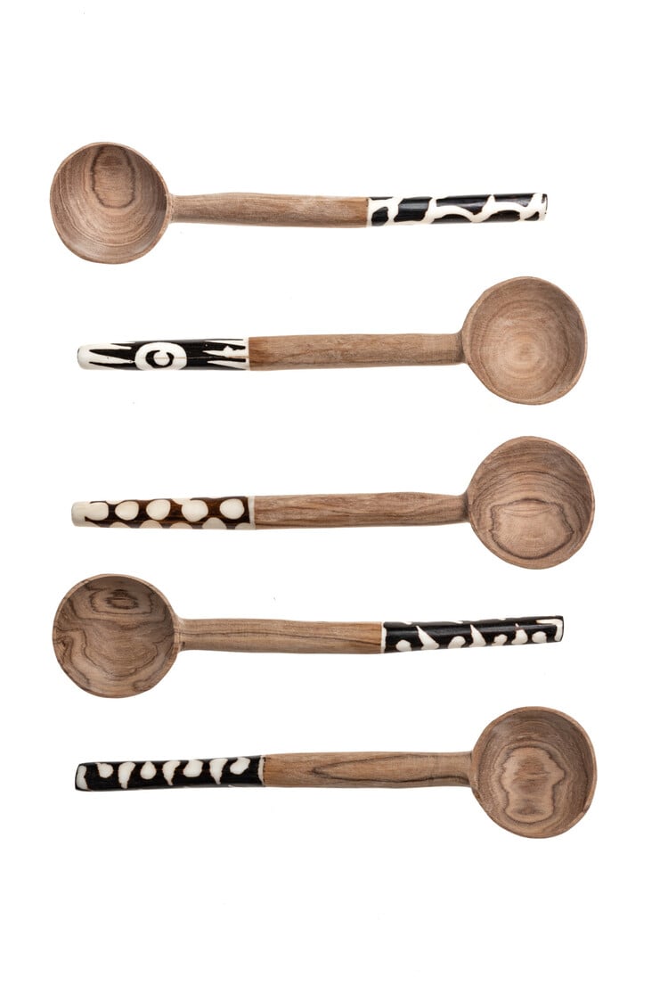 Couleur Locale Sugar spoon olive wood