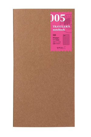 Midori Traveler’s notebook - 005. agenda 2 maanden