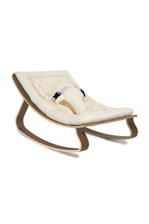 levo walnut baby bouncer