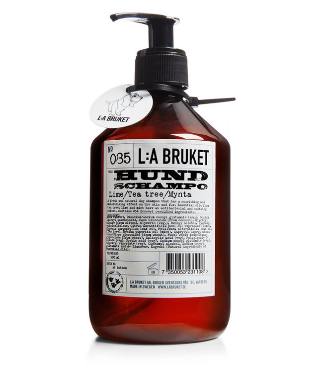 085 Dog shampoo lime/tea tree/mint - 500 ml