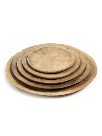 Tucson plate teak wood