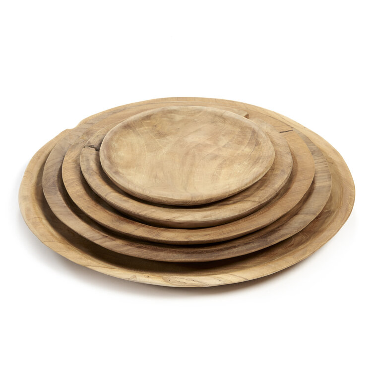 Tucson plate teak wood