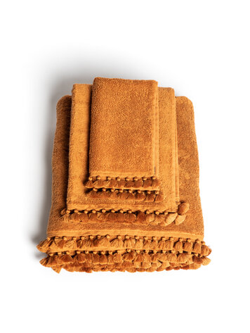 Valerie Barkowski Handdoek amber Lamu - amber, 3 maten