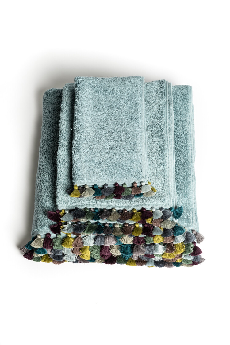 Valerie Barkowski Towel water Lamu - aqua, 3 sizes