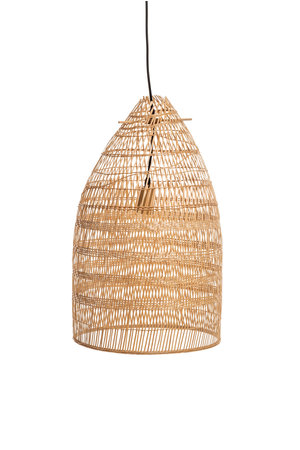 Large natural bamboo pendant lamp