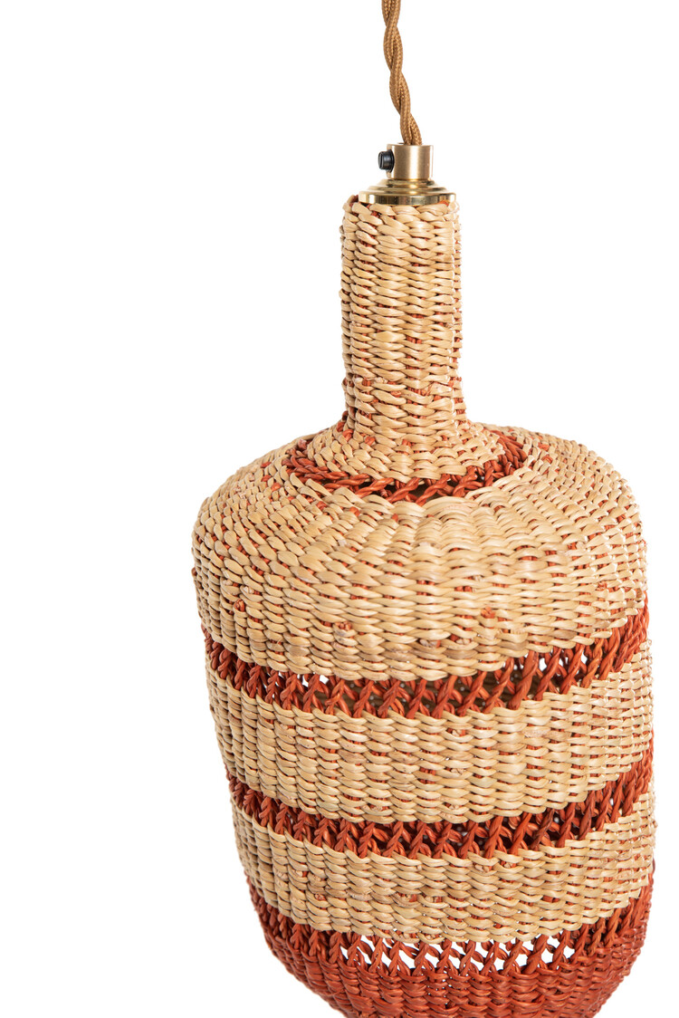 Wandlamp - naturel/ginger