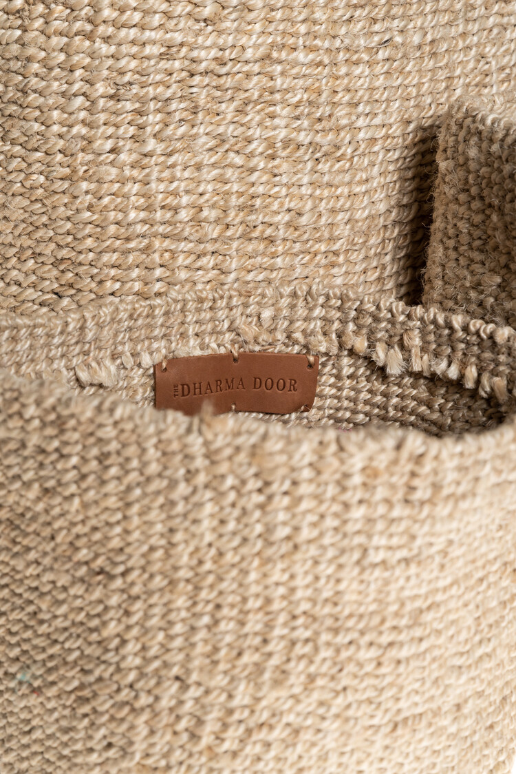 The Dharma Door Trio of woven pots - natural