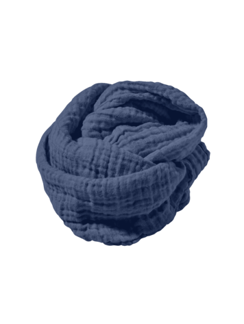 Linge Particulier Linnen sjaal - atlantic blue