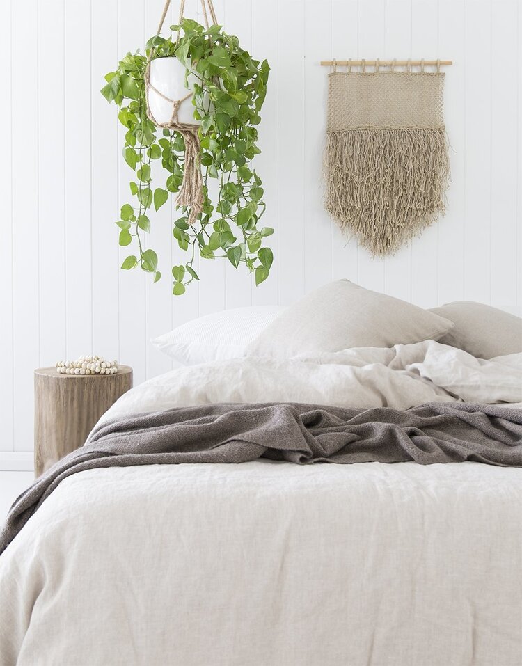 The Dharma Door Jute muurhanger met franjes