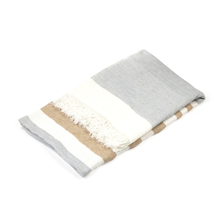 Libeco The Belgian Towel - ash stripe