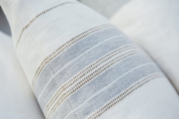 Libeco Propriano coverlet - multi stripe