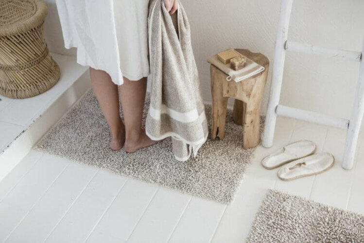 Libeco Calistoga bath rug L