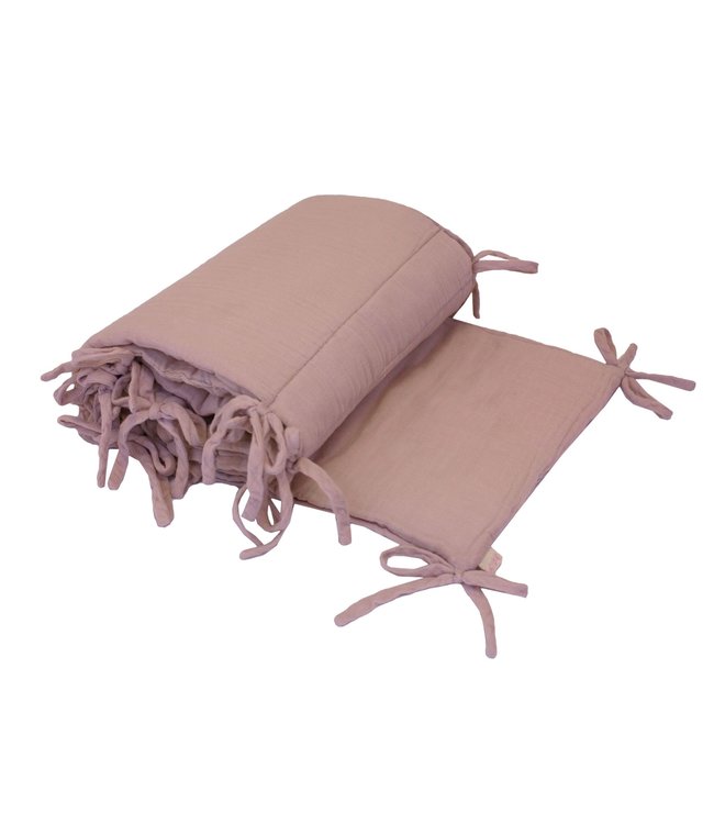 dusty pink cot bedding