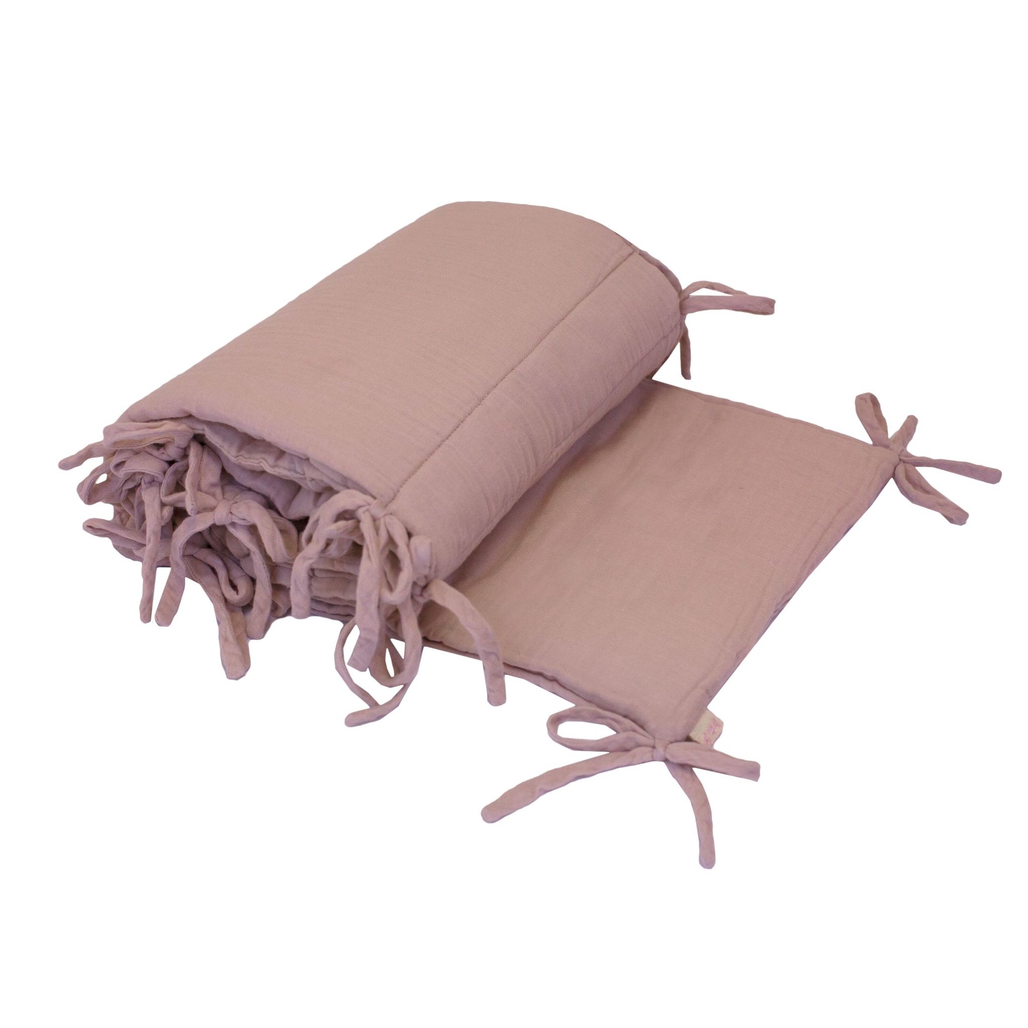 dusky pink cot bedding
