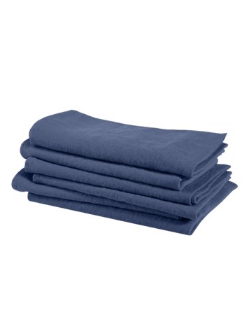 Linge Particulier Servet linnen - atlantic blue
