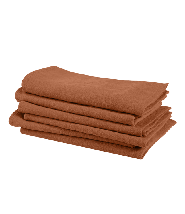 Linge Particulier Napkin linen - sienna